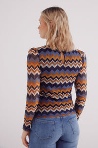 Zigzag structured t-shirt