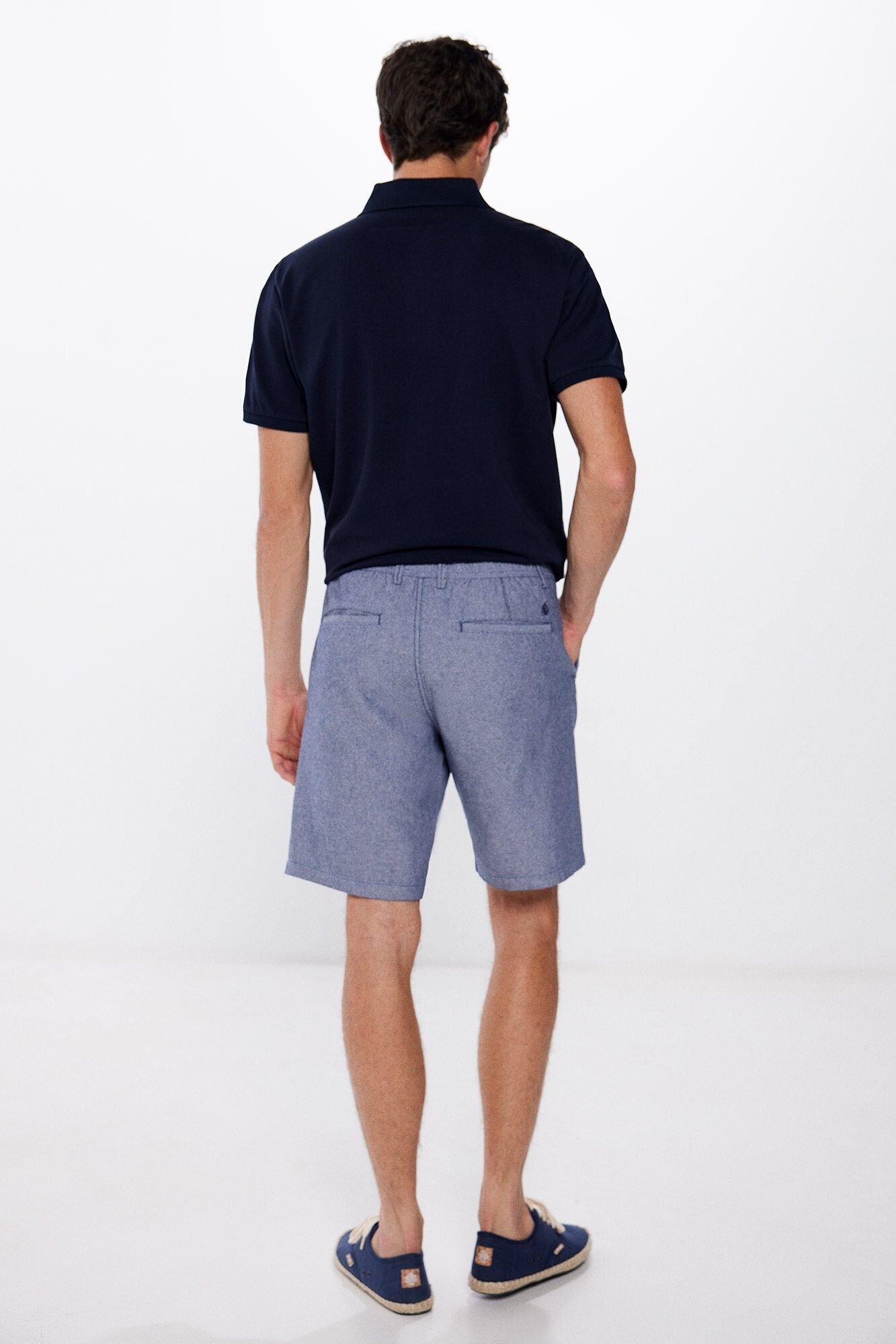 Oxford comfort fit Bermuda shorts