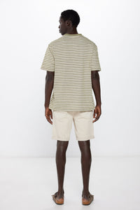 Comfort fit cotton Bermuda shorts