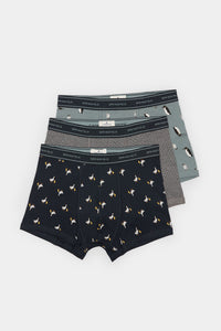 Pack of 3 duck and penguin boxers