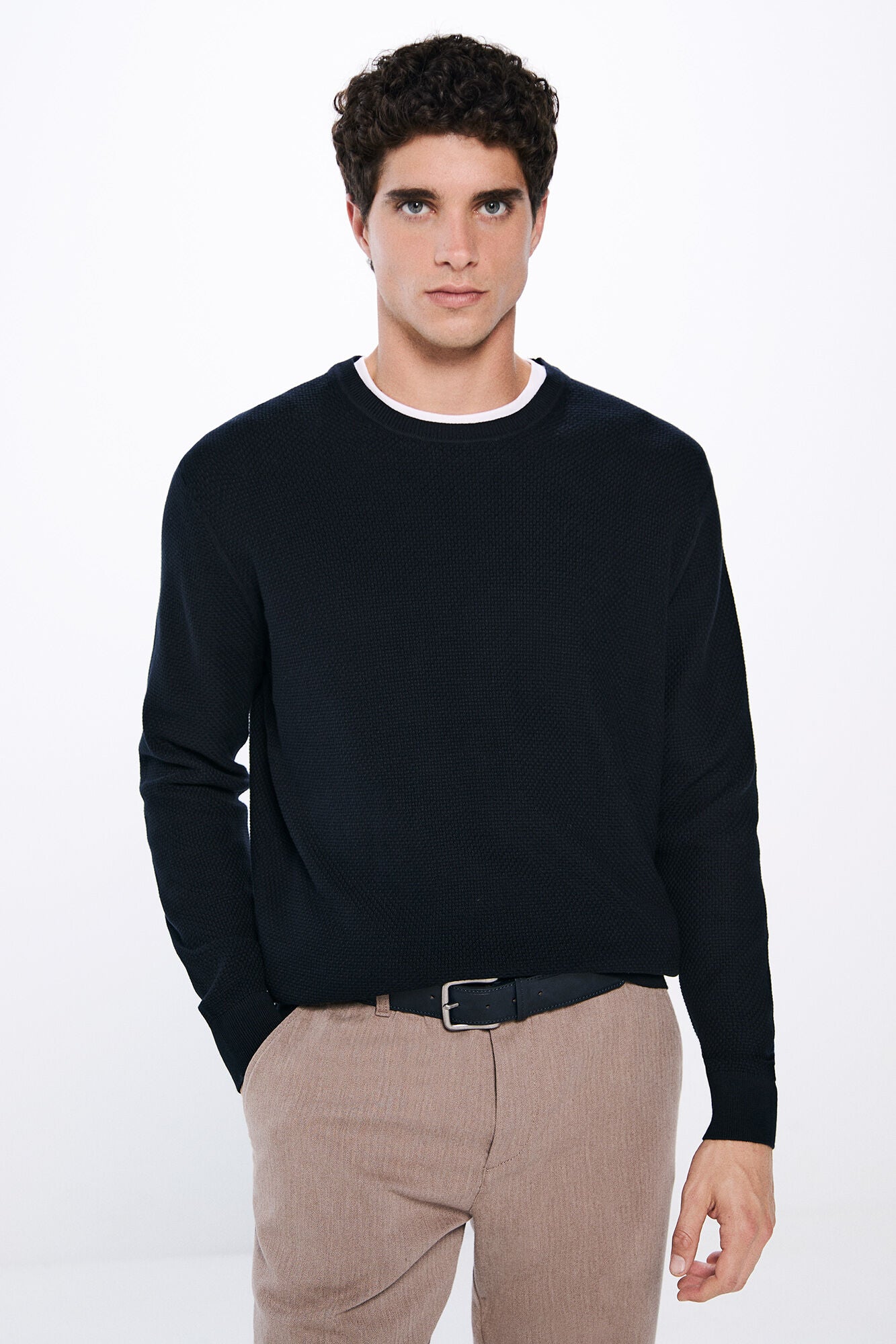 Textured jumper