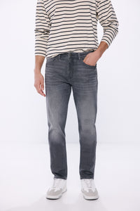 Dark gray slim fit jeans