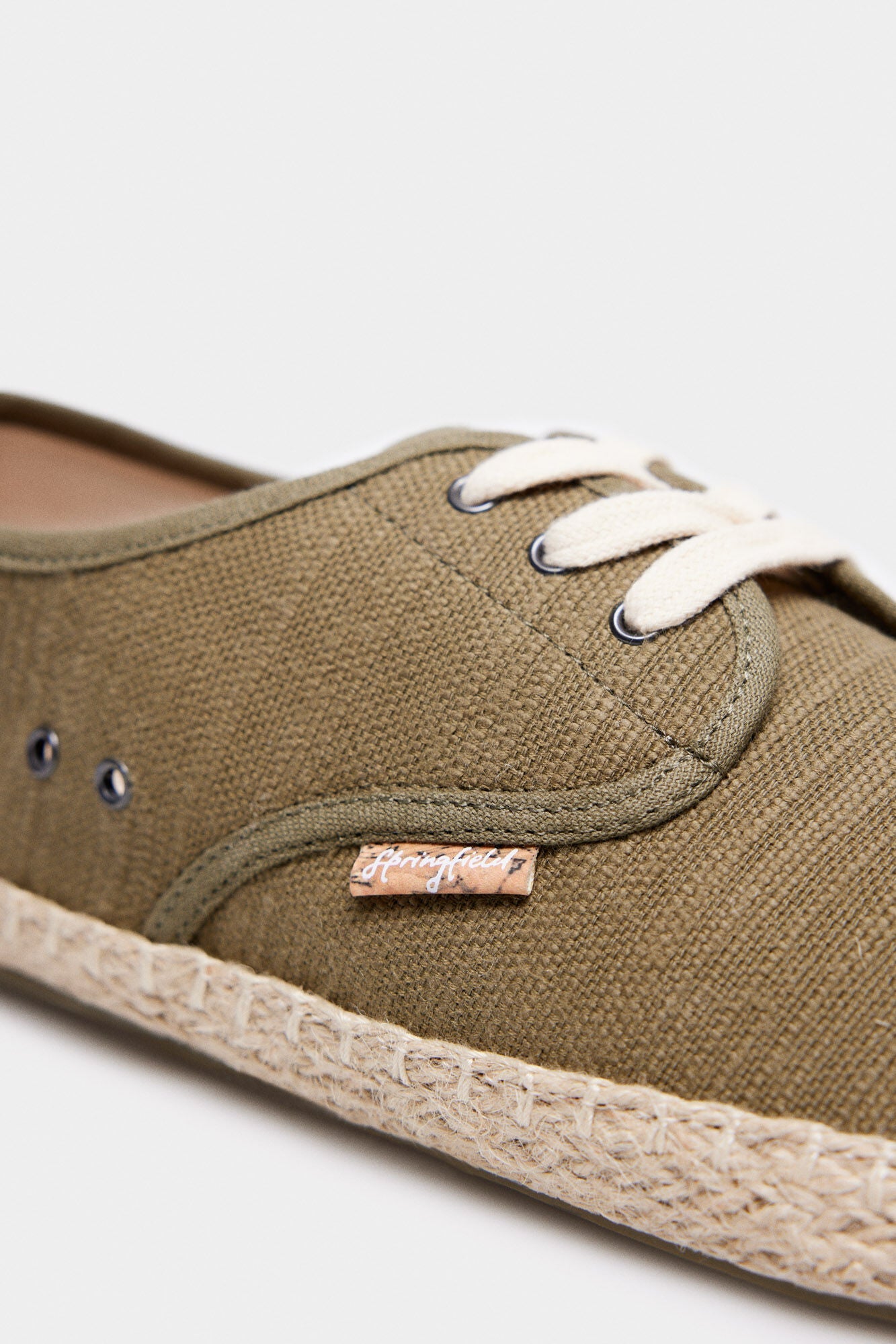 Rustic coloured espadrille