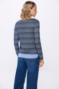 Fine lurex sweater