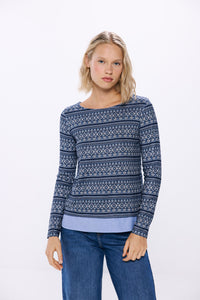 Fine lurex sweater