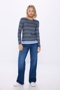 Fine lurex sweater