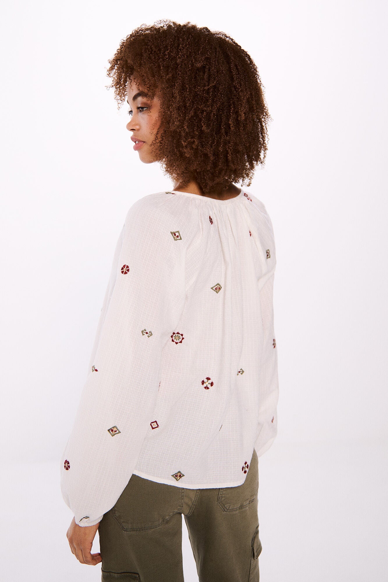 Embroidered blouse