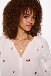 Embroidered blouse