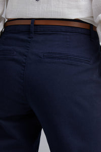 chinos pants cotton belt