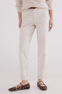 chinos pants cotton belt