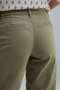 chinos pants cotton belt