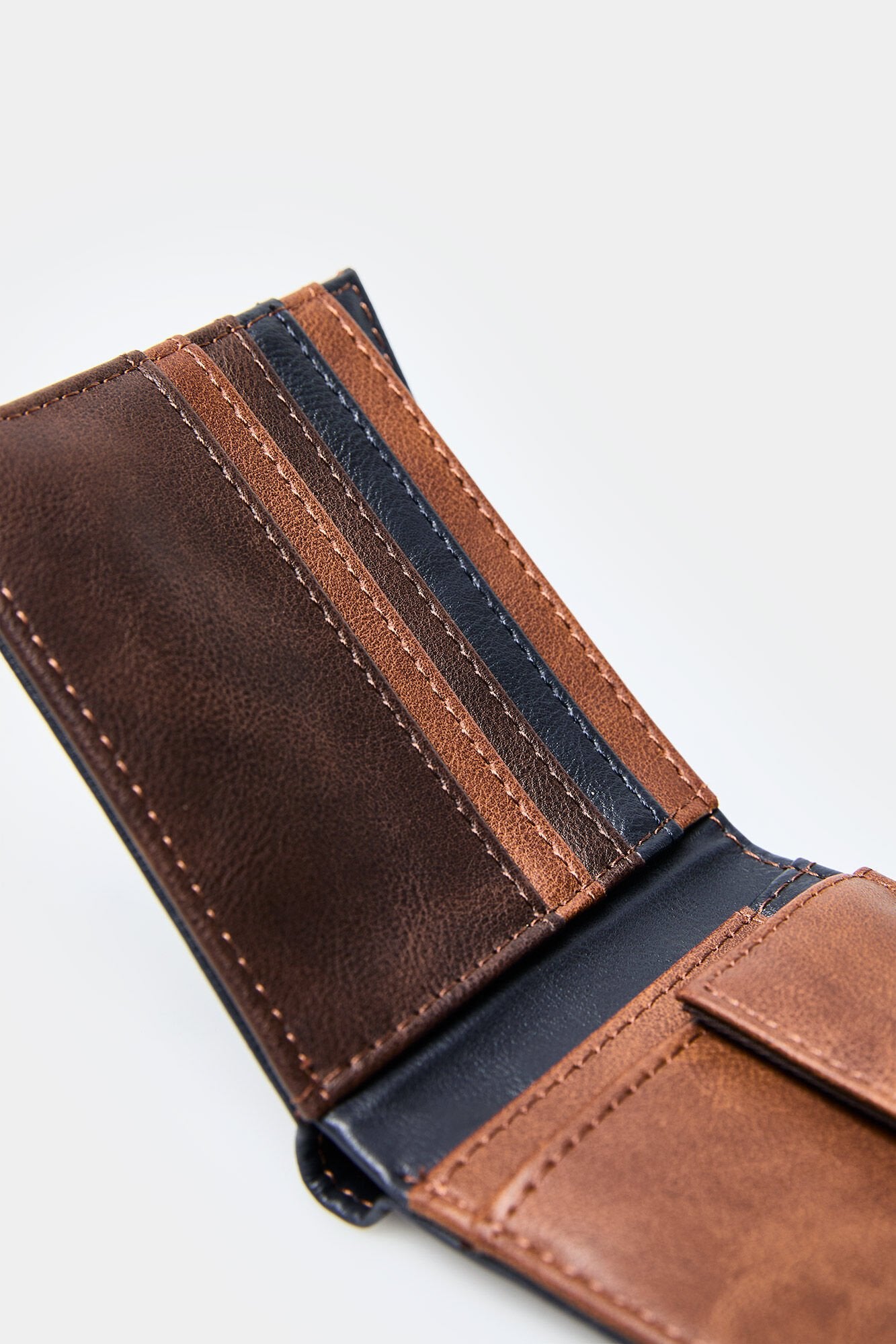 Faux-leather wallet