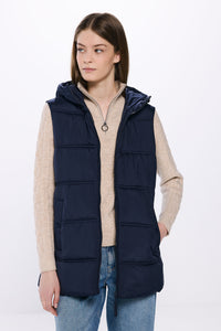 Water repellent padded vest