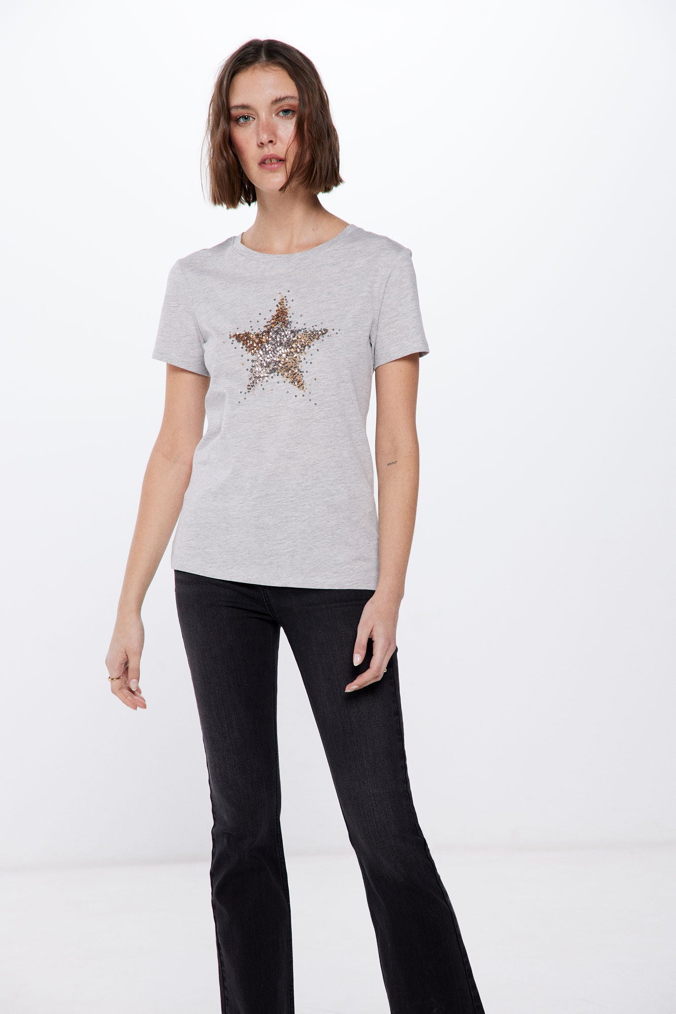 Sequins Graphic T-shirt