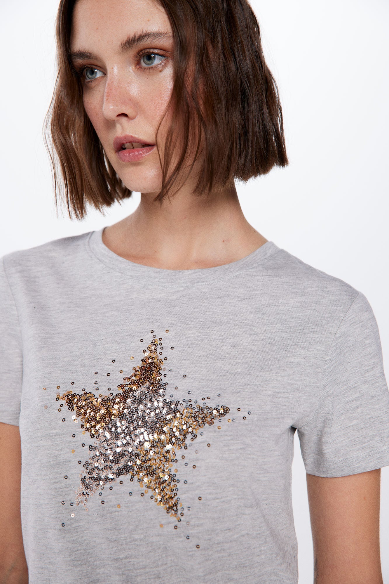 Sequins Graphic T-shirt