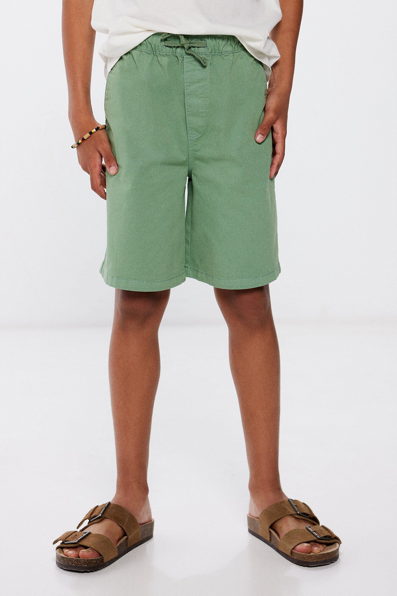 Boys' cotton Bermuda shorts