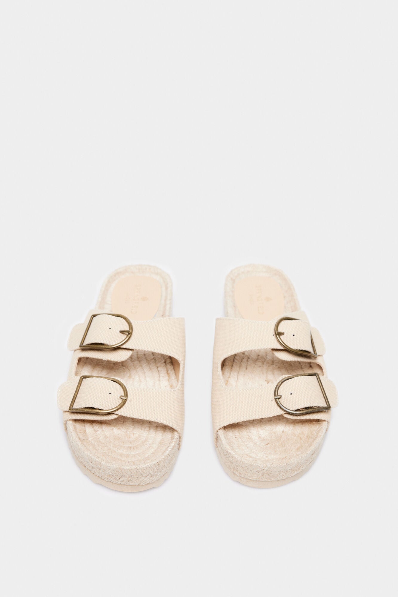 Sandal with jute sole